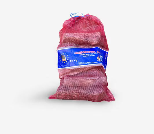 Palet de 60 sacos de leña de roble de 15 kg - 900 Kilos