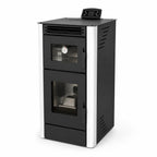 Estufa de pellets con horno de 10 kw a++ 92% para 231 m³
