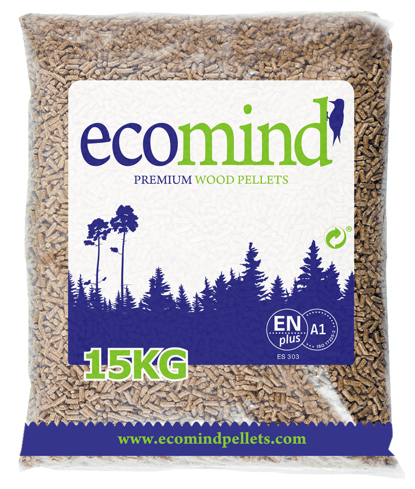 Pellet ECOMIND- Palet de pellets 72 sacos  EN+1 y DIN+