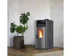 Estufa de pellets 7 kw a++ programable con Wi-Fi incluido para 175 m³