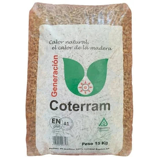 Pellets Coterram Generación – Lote de 100 Sacos para Calefacción Eficiente