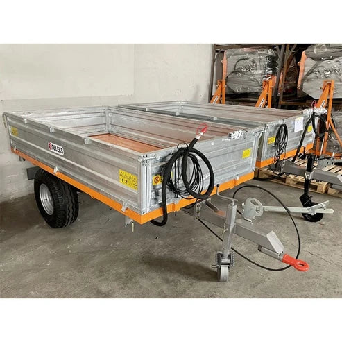 Remorque Tri-Benne DELEKS RM14-T3 1 Essieu