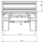 Remorque Tri-Benne DELEKS RM14-T3 1 Essieu