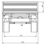 Remorque agricole Deleks RM14-T3S/H